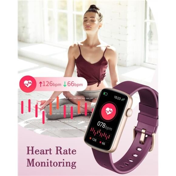Women\'s Watch Fitness Tracker Digital Watch with Heart Rate Monitor Pedometer main image 6